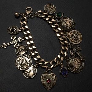 Coin Charm Bracelet
